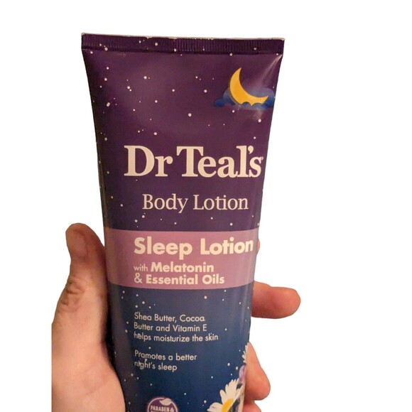 2 Pack Dr. Teal's Sleep Lotion with Melatonin & Essential Oils 8 oz Each NEW - Picture 9 of 10